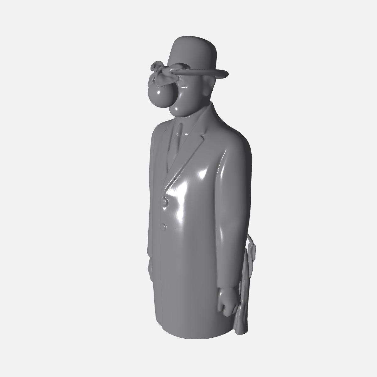 Example output from Image to 3D sculpture