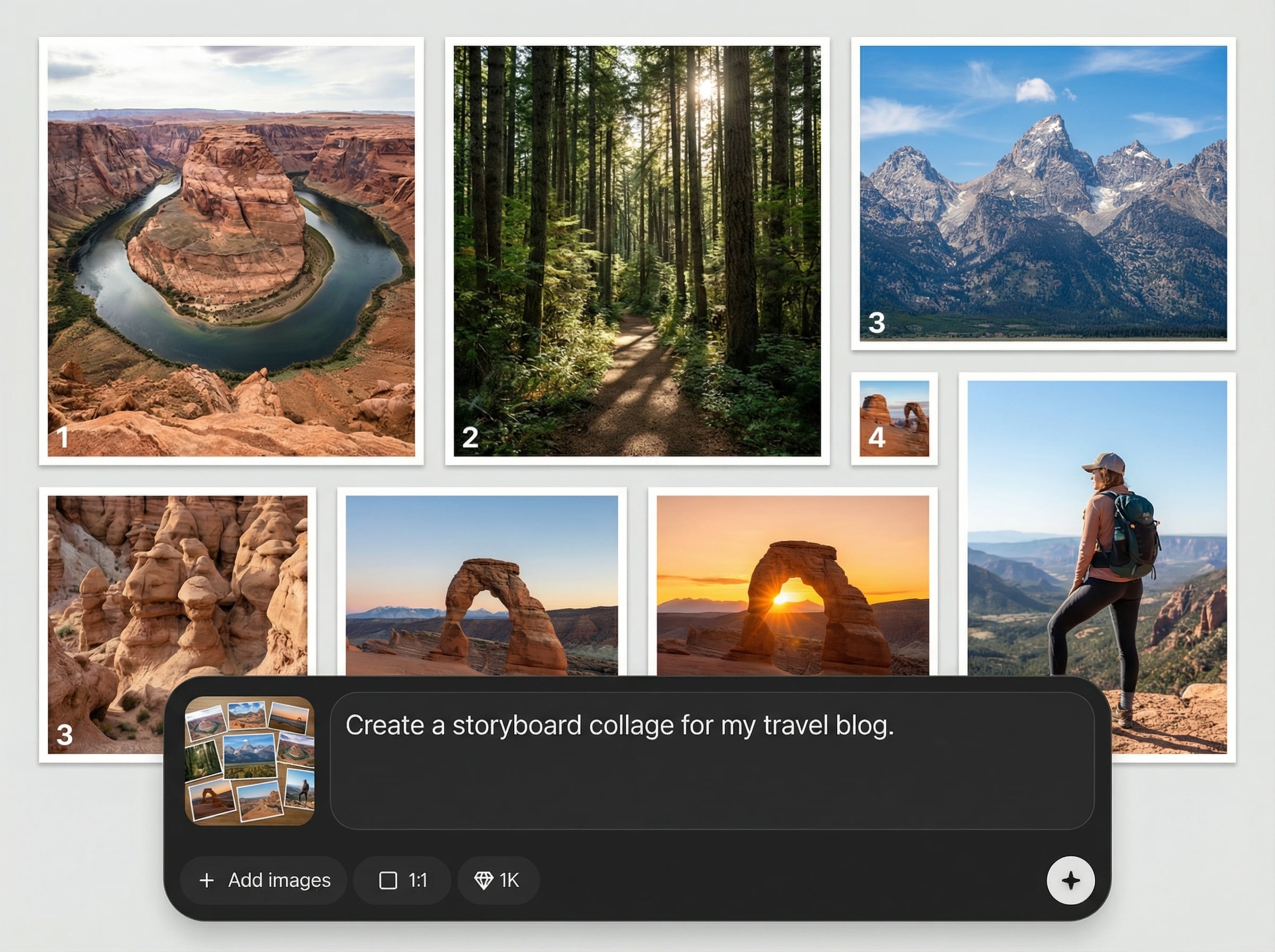 AI layout & grid control