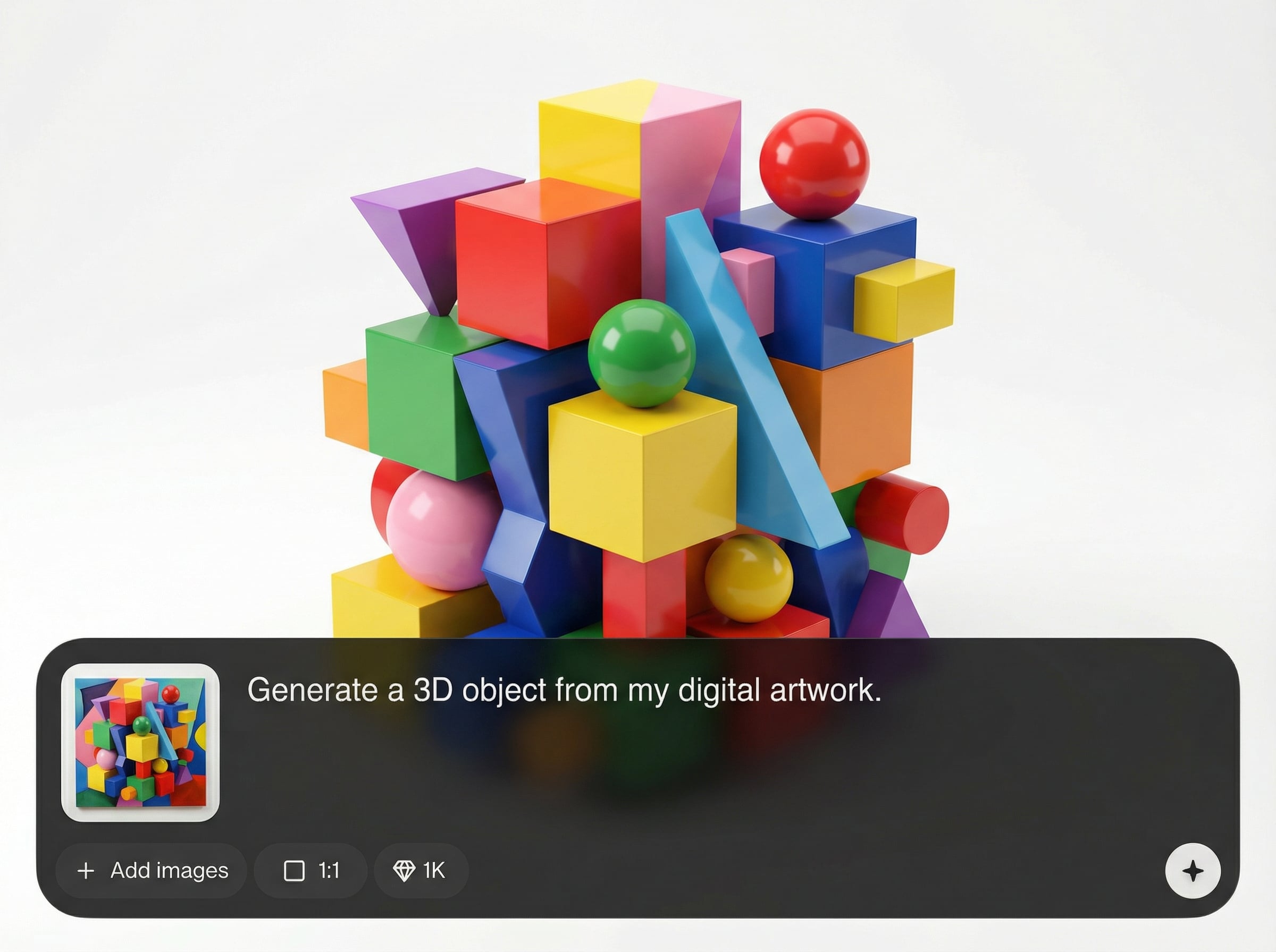 Export-ready 3D assets
