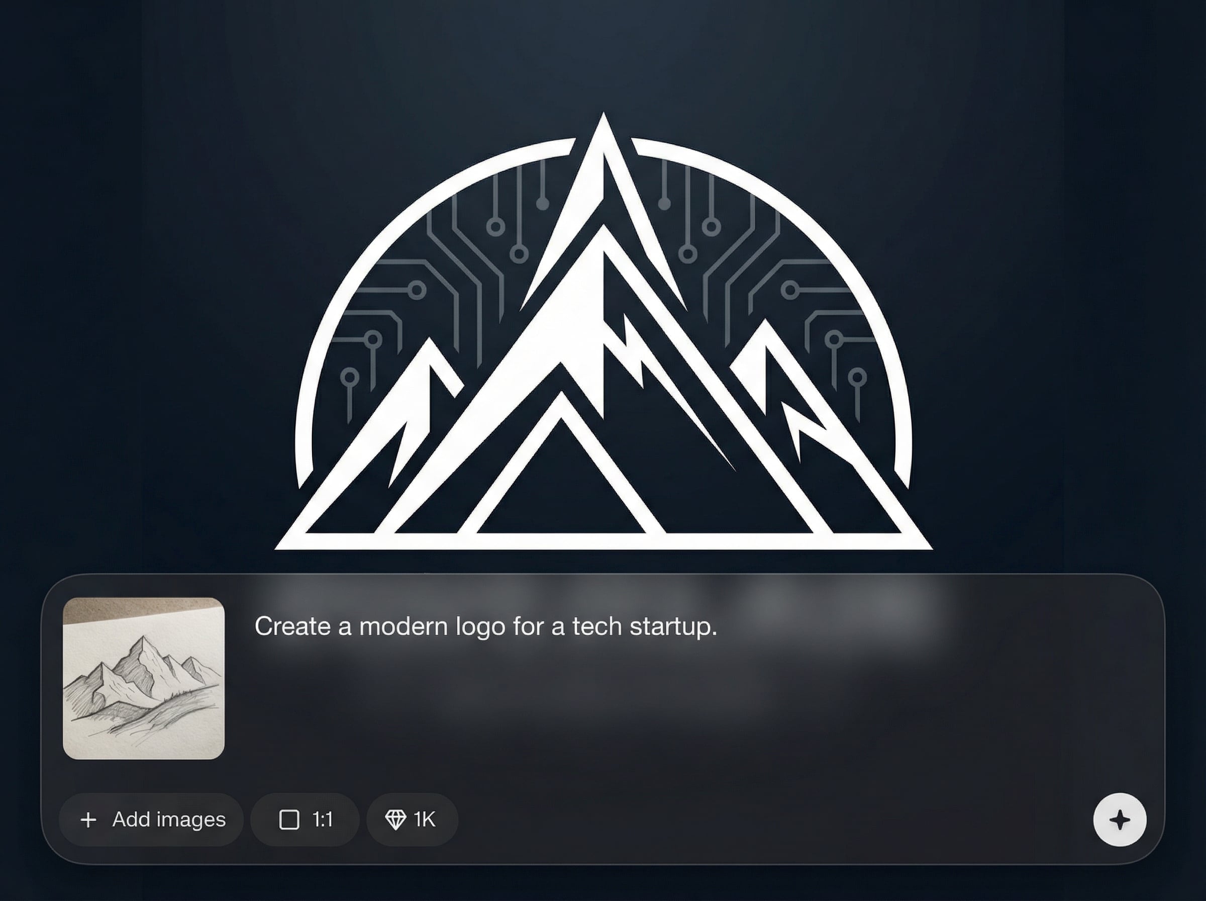 Prompt-to-logo generation