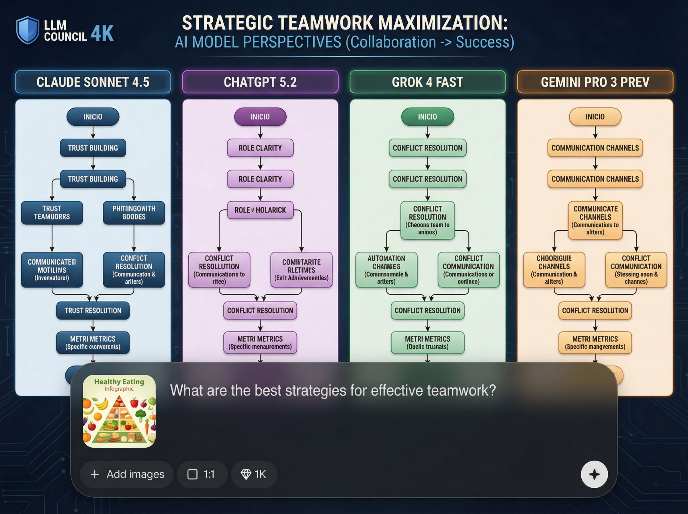 Prompt refinement workflow