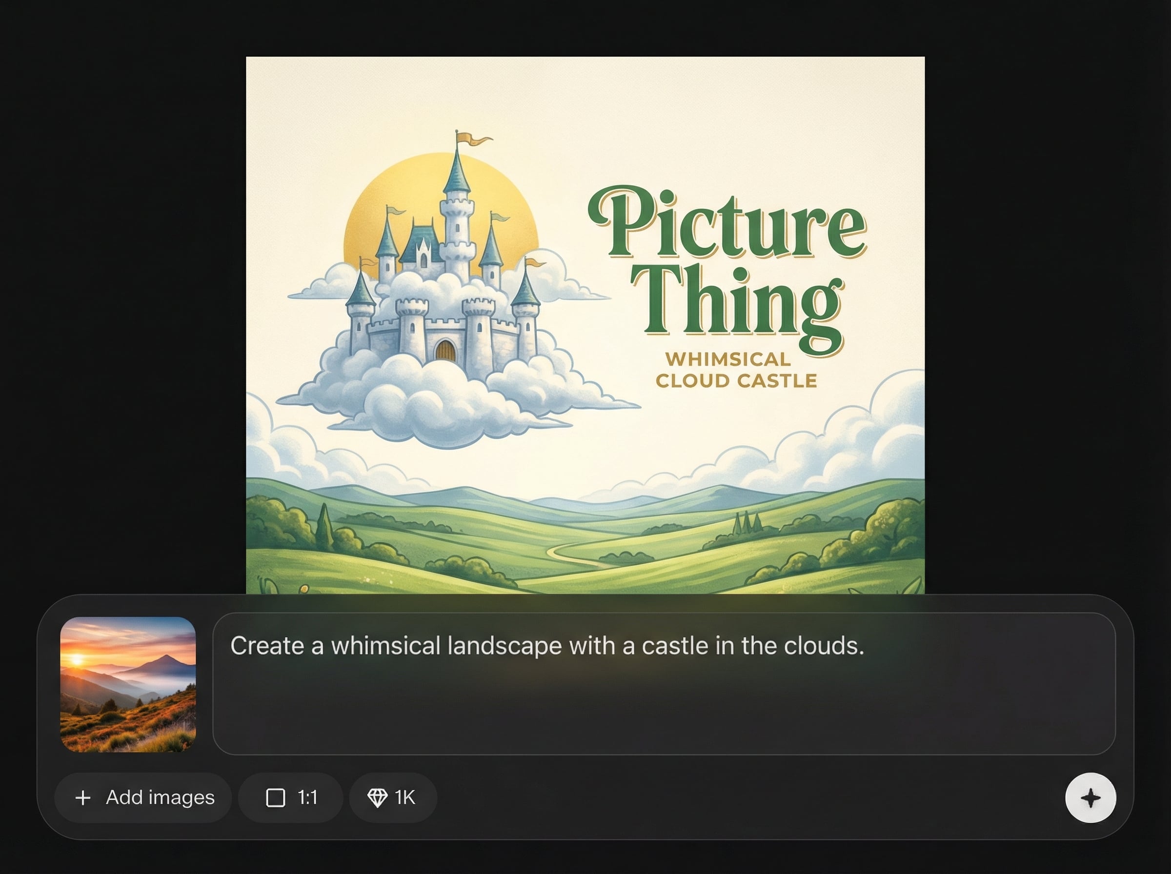 Text-to-image with control