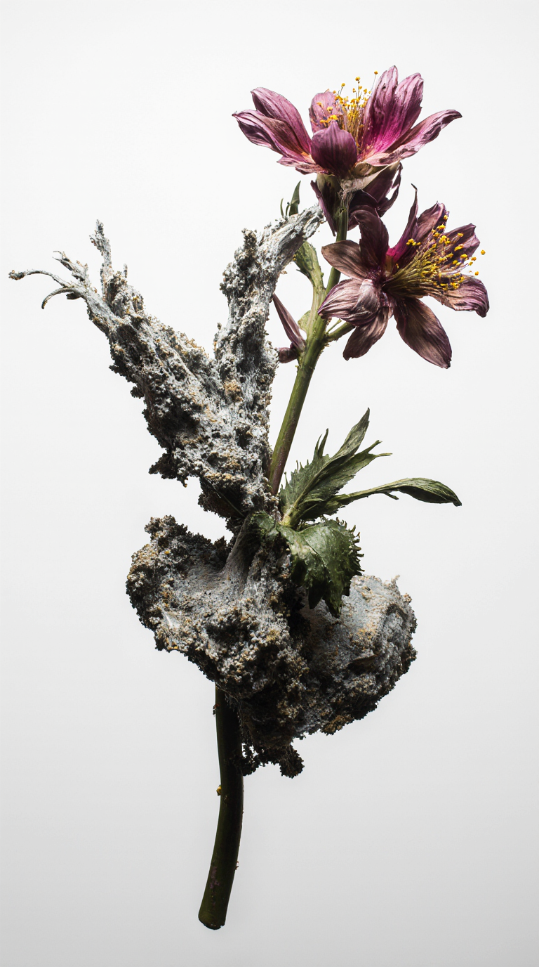 Flower and Concrete
